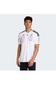 CAMISETA ADIDAS MERCEDES AMG F1 TEAM DRIVER MASCULINA - Branco CAMISETA ADIDAS MERCEDES AMG F1 TEAM DRIVER MASCULINA - Branco