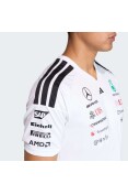 CAMISETA ADIDAS MERCEDES AMG F1 TEAM DRIVER MASCULINA - Branco CAMISETA ADIDAS MERCEDES AMG F1 TEAM DRIVER MASCULINA - Branco