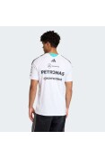 CAMISETA ADIDAS MERCEDES AMG F1 TEAM DRIVER MASCULINA - Branco CAMISETA ADIDAS MERCEDES AMG F1 TEAM DRIVER MASCULINA - Branco