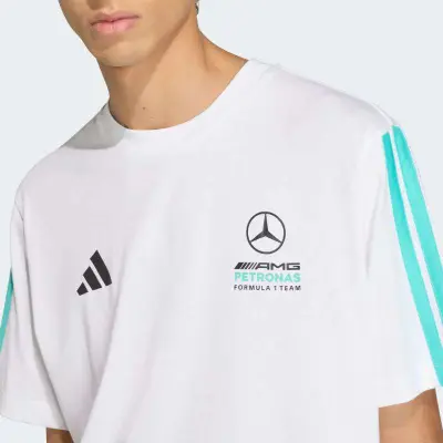CAMISETA ADIDAS MERCEDES AMG PETRONAS F1 DNA - Branco