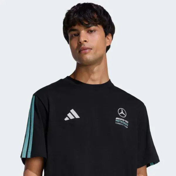 CAMISETA ADIDAS MERCEDES AMG PETRONAS F1 DNA - Preto