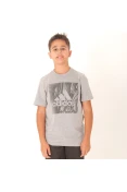CAMISETA ADIDAS MUST HAVES BOX INFANTIL - Cinza CAMISETA ADIDAS MUST HAVES BOX INFANTIL - Cinza