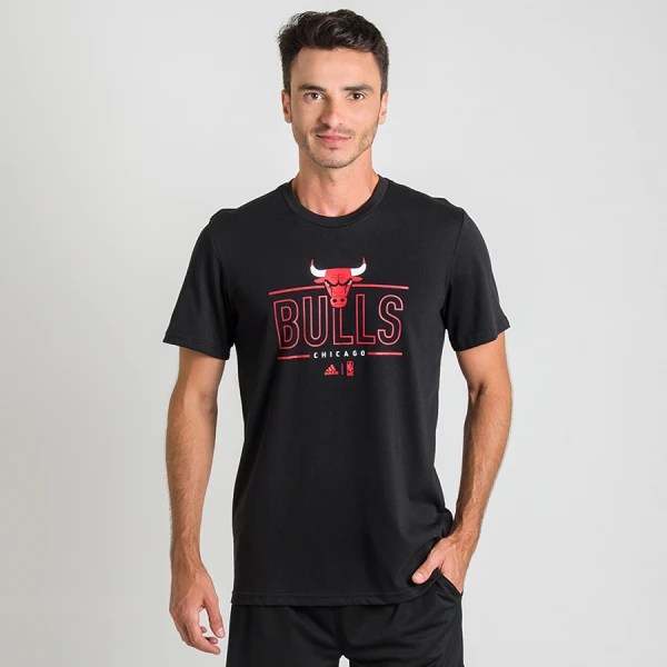 CAMISETA ADIDAS NBA 2 CHICAGO BULLS MASCULINA - Preto