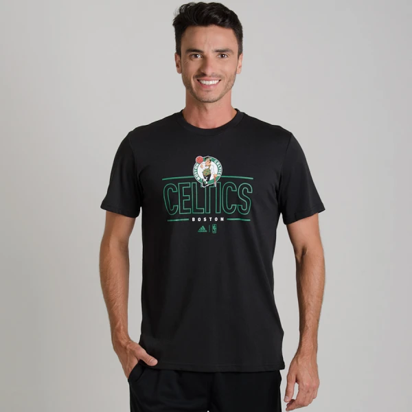CAMISETA ADIDAS NBA CELTICS MASCULINA - Preto
