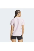 CAMISETA ADIDAS OWN THE RUN BASE FEMININA - Rosa/branco CAMISETA ADIDAS OWN THE RUN BASE FEMININA - Rosa/branco