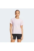 CAMISETA ADIDAS OWN THE RUN BASE FEMININA - Rosa/branco CAMISETA ADIDAS OWN THE RUN BASE FEMININA - Rosa/branco