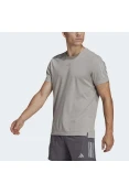 CAMISETA ADIDAS OWN THE RUN HEATHER MASCULINA - Cinza CAMISETA ADIDAS OWN THE RUN HEATHER MASCULINA - Cinza