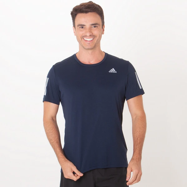 CAMISETA ADIDAS OWN THE RUN MASCULINA - Marinho