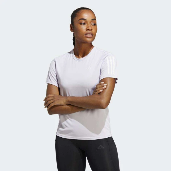 CAMISETA ADIDAS OWN THE RUN TEE FEMININA - Lilas