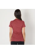 CAMISETA ADIDAS PERFORMANCE TEE FEMININA - Vermelho CAMISETA ADIDAS PERFORMANCE TEE FEMININA - Vermelho
