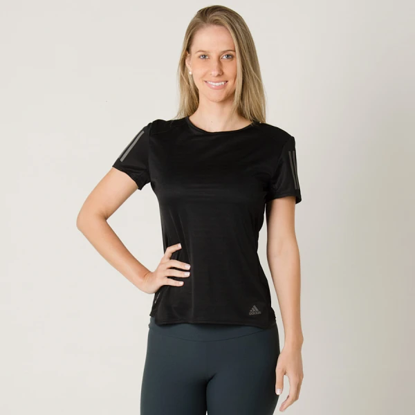 CAMISETA ADIDAS RESPONSE FEMININA - Preto