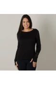 CAMISETA ADIDAS RESPONSE MANGA LONGA FEMININA - Preto