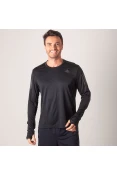 CAMISETA ADIDAS RESPONSE MANGA LONGA MASCULINA - Preto CAMISETA ADIDAS RESPONSE MANGA LONGA MASCULINA - Preto