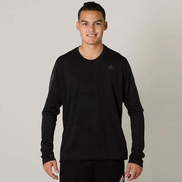 CAMISETA ADIDAS RESPONSE MANGA LONGA MASCULINA - Preto