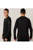 CAMISETA ADIDAS RESPONSE MANGA LONGA MASCULINA - Preto