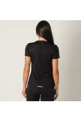 CAMISETA ADIDAS RUN 3S FEMININA - Preto CAMISETA ADIDAS RUN 3S FEMININA - Preto