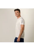CAMISETA ADIDAS RUN GRAPHIC MASCULINA - Bege CAMISETA ADIDAS RUN GRAPHIC MASCULINA - Bege