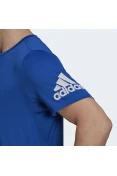 CAMISETA ADIDAS RUN IT MASCULINA - Azul/branco CAMISETA ADIDAS RUN IT MASCULINA - Azul/branco