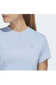 CAMISETA ADIDAS RUN IT TEE FEMININA - Azul celeste