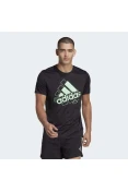 CAMISETA ADIDAS RUNNING BRAND LOVE MASCULINA - Preto/verde CAMISETA ADIDAS RUNNING BRAND LOVE MASCULINA - Preto/verde