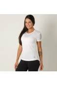 CAMISETA ADIDAS RUNNING FEMININA - Branco CAMISETA ADIDAS RUNNING FEMININA - Branco