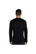 CAMISETA ADIDAS SEQUENCIALS MANGA LONGA MASCULINA - Preto CAMISETA ADIDAS SEQUENCIALS MANGA LONGA MASCULINA - Preto