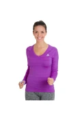 CAMISETA ADIDAS SUPERNOVA MANGA LONGA FEMININA - Roxo/prata CAMISETA ADIDAS SUPERNOVA MANGA LONGA FEMININA - Roxo/prata