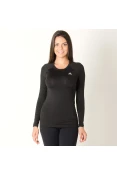 CAMISETA ADIDAS TECHFIT TOP MANGA LONGA FEMININA - Preto CAMISETA ADIDAS TECHFIT TOP MANGA LONGA FEMININA - Preto