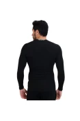 CAMISETA ADIDAS TF BASE MANGA LONGA MASCULINA - Preto CAMISETA ADIDAS TF BASE MANGA LONGA MASCULINA - Preto
