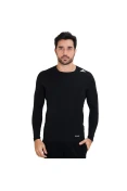 CAMISETA ADIDAS TF BASE MANGA LONGA MASCULINA - Preto CAMISETA ADIDAS TF BASE MANGA LONGA MASCULINA - Preto