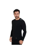 CAMISETA ADIDAS TF BASE MANGA LONGA MASCULINA - Preto CAMISETA ADIDAS TF BASE MANGA LONGA MASCULINA - Preto