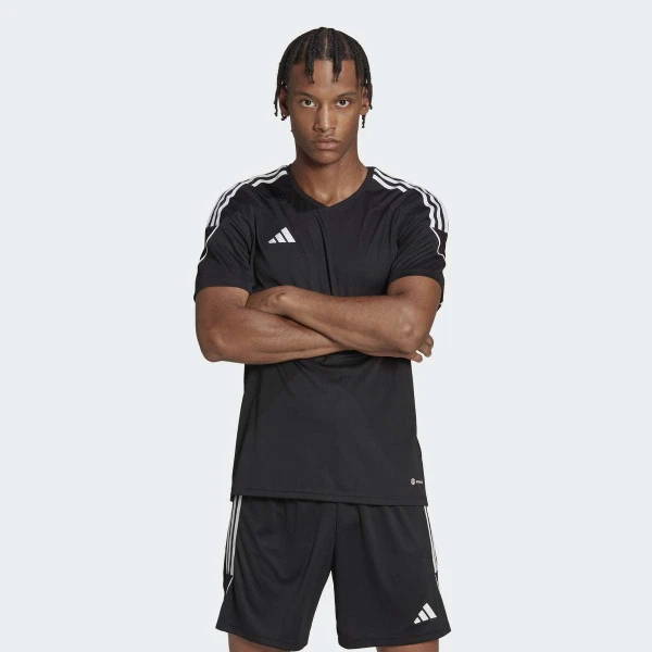 CAMISETA ADIDAS TIRO 23 JSY MASCULINA - Preto/branco