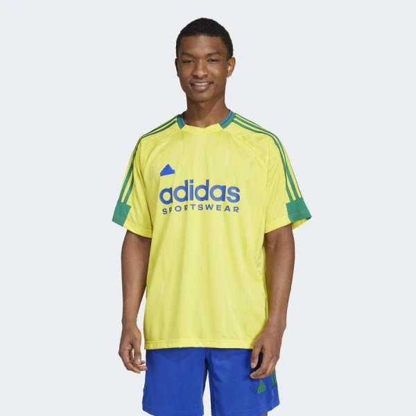 CAMISETA ADIDAS TIRO NTPK TEE MASCULINA - Amarelo/azul