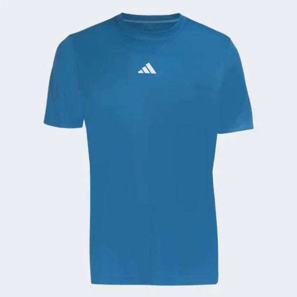 CAMISETA ADIDAS TREINO DE POLIÉSTER MASCULINA - Azul