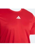 CAMISETA ADIDAS TREINO DE POLIÉSTER MASCULINA - Vermelho CAMISETA ADIDAS TREINO DE POLIÉSTER MASCULINA - Vermelho
