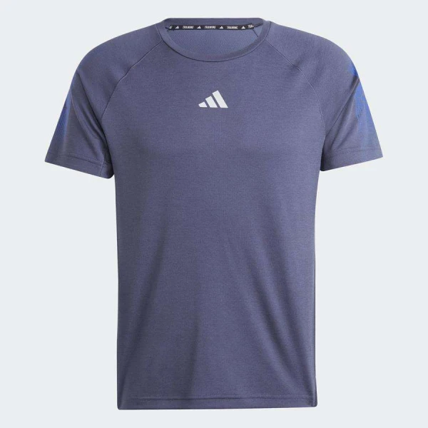 CAMISETA ADIDAS TREINO GYM BL TEE MASCULINA - Marinho