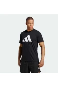 CAMISETA ADIDAS TREINO MANGA CURTA LOGO MASCULINA - Preto