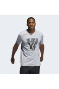 CAMISETA ADIDAS TSL HOOPS MASCULINO - Cinza CAMISETA ADIDAS TSL HOOPS MASCULINO - Cinza