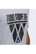 CAMISETA ADIDAS TSL HOOPS MASCULINO - Cinza CAMISETA ADIDAS TSL HOOPS MASCULINO - Cinza