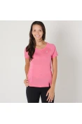 CAMISETA ASICS BASIC HEATHER TEE FEMININA - Pink CAMISETA ASICS BASIC HEATHER TEE FEMININA - Pink