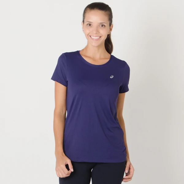 CAMISETA ASICS BASIC PA TEE FEMININA - Roxo