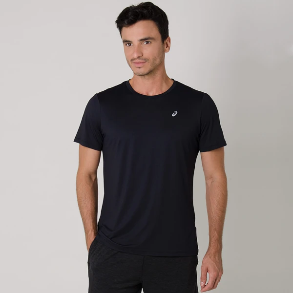 CAMISETA ASICS BASIC PA TEE MASCULINA - Preto