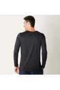 CAMISETA ASICS COMPRESSÃO LAYER TANK MANGA LONGA MASCULINA - Preto