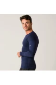 CAMISETA ASICS COMPRESSÃO LEGENDS SEAMLESS MANGA LONGA MASCULINA - Marinho CAMISETA ASICS COMPRESSÃO LEGENDS SEAMLESS MANGA LONGA MASCULINA - Marinho