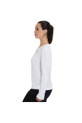 CAMISETA ASICS CORE BASIC LS MANGA LONGA FEMININA - Branco CAMISETA ASICS CORE BASIC LS MANGA LONGA FEMININA - Branco
