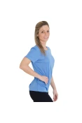 CAMISETA ASICS CORE BASIC SS FEMININA - Azul celeste CAMISETA ASICS CORE BASIC SS FEMININA - Azul celeste