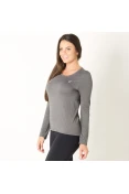 CAMISETA ASICS CORE PA LS MANGA LONGA FEMININA - Grafite CAMISETA ASICS CORE PA LS MANGA LONGA FEMININA - Grafite