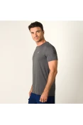 CAMISETA ASICS CORE RUNNING PA SS MASCULINA - Grafite