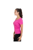 CAMISETA ASICS FAVORITE 2 SS FEMININA - Pink/roxo CAMISETA ASICS FAVORITE 2 SS FEMININA - Pink/roxo