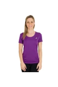 CAMISETA ASICS FAVORITE SS FEMININA - Roxo/verde CAMISETA ASICS FAVORITE SS FEMININA - Roxo/verde